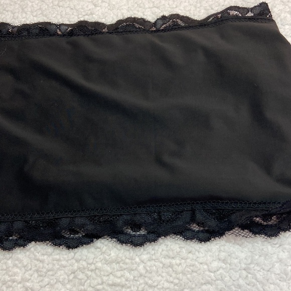 Emmdee Black Bandeau Bralette Lace/Lined Preowned - Picture 6 of 6